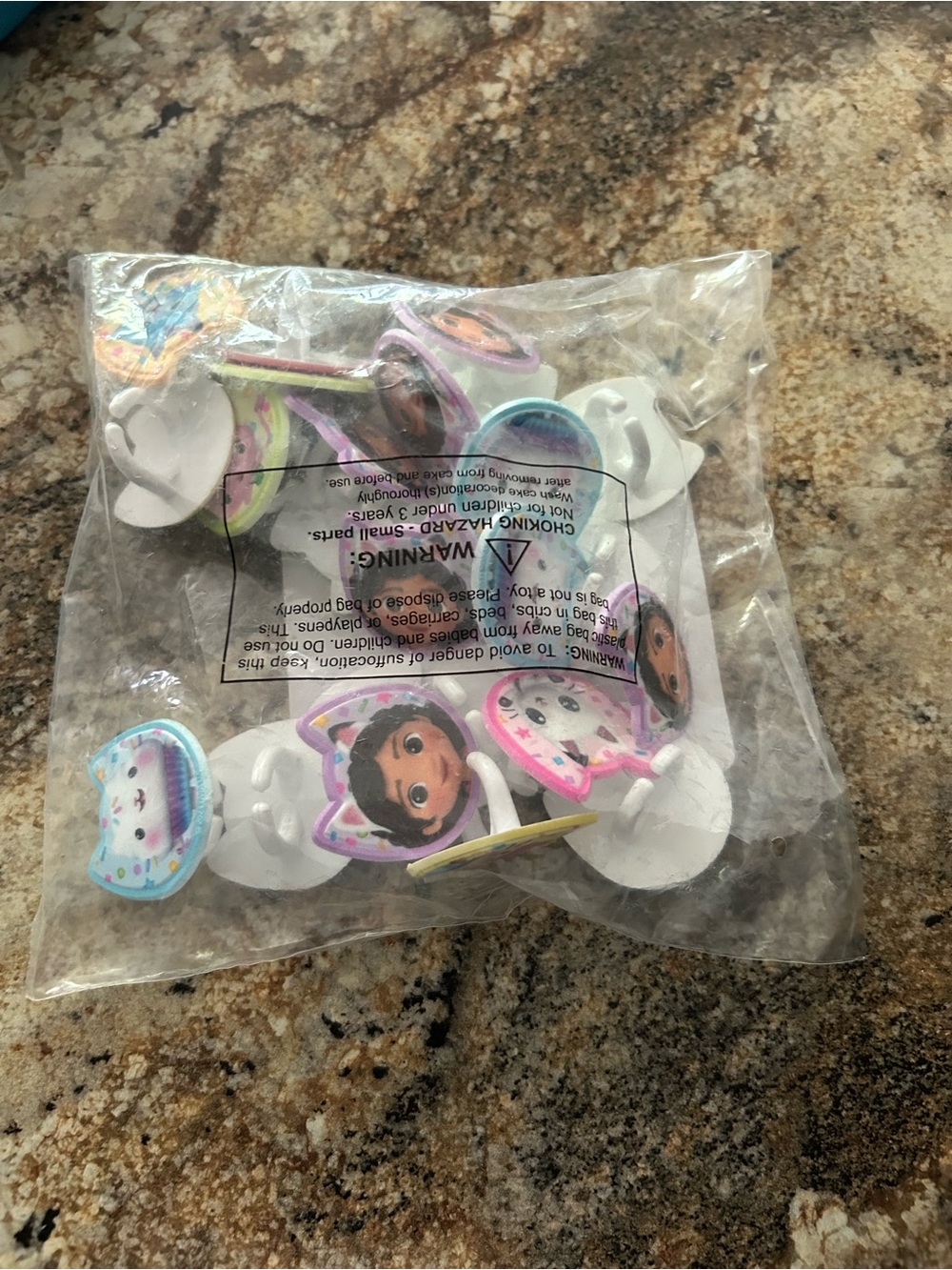 Gabby’s dollhouse cupcake rings. NWT
 - Multicolor